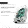 sb components Premium Transparent Closed Case for Raspberry Pi 2