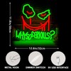 Why So Serious neon sign with bold and classic lines