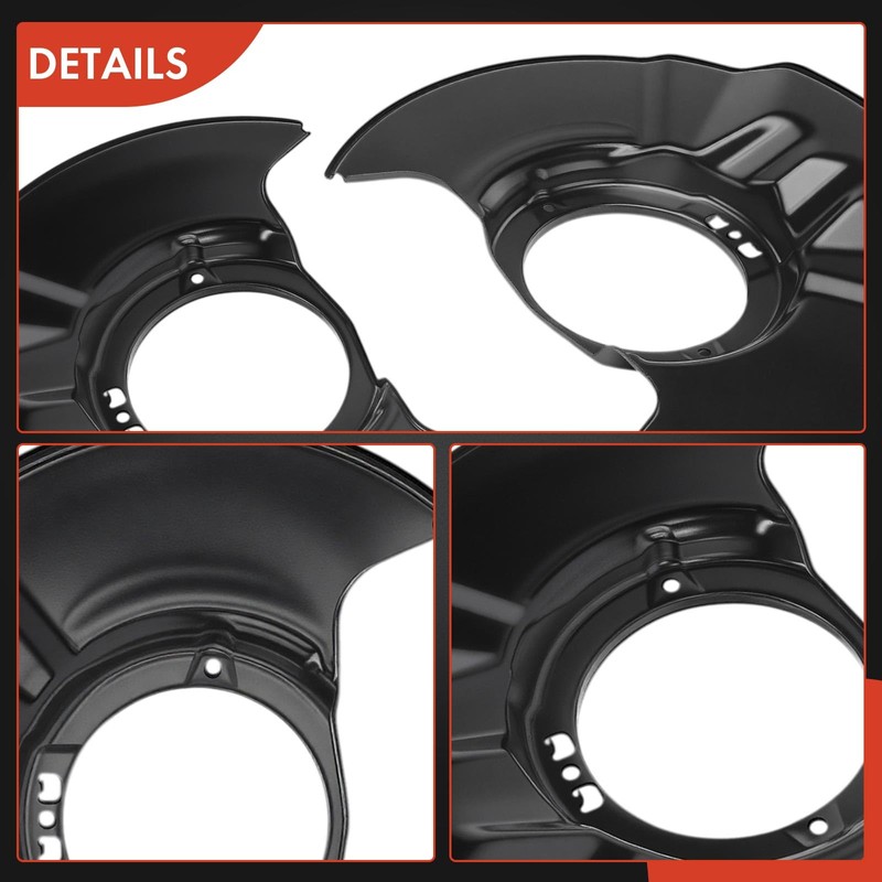 A-Premium Front Driver and Passenger Side Brake Dust Shield Compatible