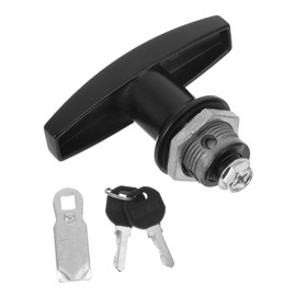 Vaguelly Heavy Duty T Handle Lock with Keys for Cabinet Doors Mailboxes and Toolboxes Durable Construction Enhanced Security Precision Engineering Smooth Operation Keyed Lock for Filing
