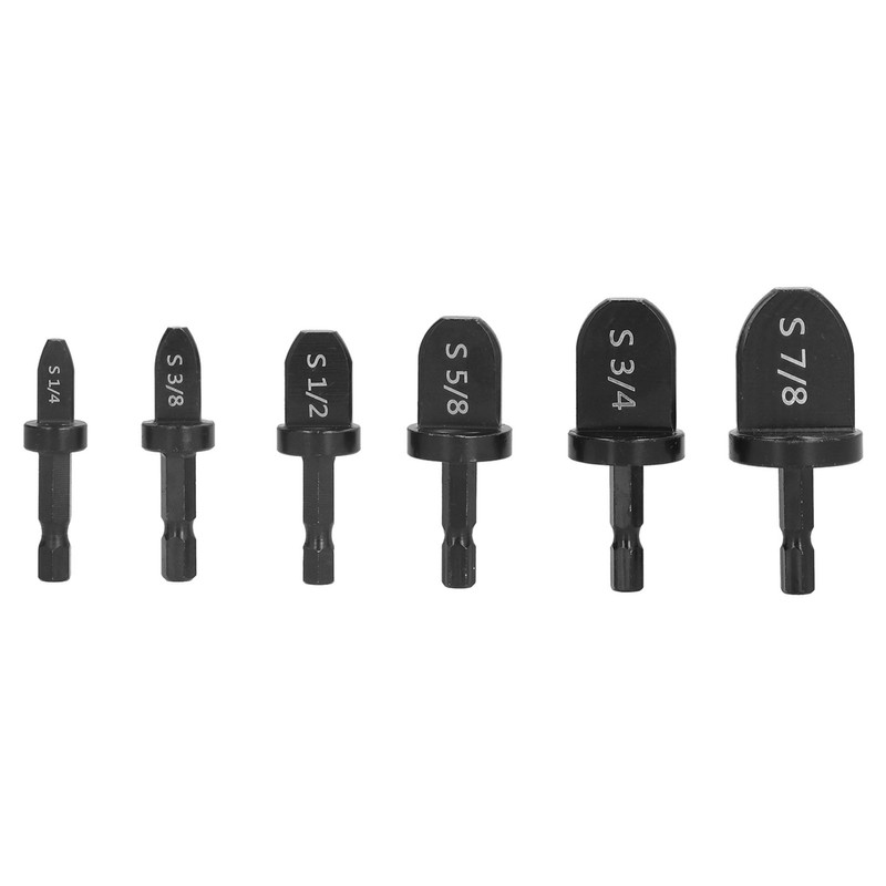 6Pcs Swaging Tool Drill Bit Set Convenient Practical Wide Application