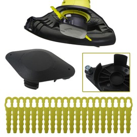 GRABOTE Latest Upgraded Trimmer Head with 20pcs Blades for Ryobi ONE Plus+, 18-Volt, for Hybrid, 24-Volt String Trimmer