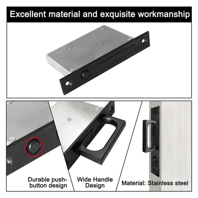 senharvest Pocket Door Edge Pull - Sliding Door Pull Handles