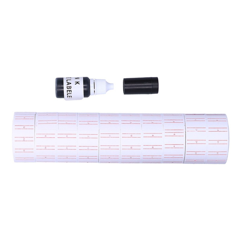 Price Tag Gun Coding Machine 8 Digits with 10pcs White