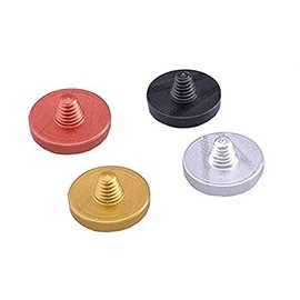 Comimark 4Pcs 10mm Concave Metal Soft Shutter Release Button