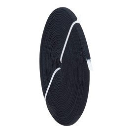 PH PandaHall 12 Yards 10mm Corset Boning Cotton Covered, Black