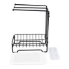 Dishcloth Drying Rack Sponge Holder Iron Draining Anti Slip Stable