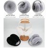 Onmygogo Plush Faux Fur Earmuff for Winter, Soft Warm and