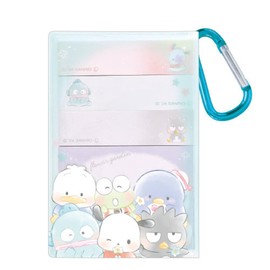 Camio Japan 304597 Sanrio Characters, Notes, with Carabiner Case, Mint