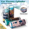 MotiMind 12 Pack Car Tissues Holder with Facial Tissues and