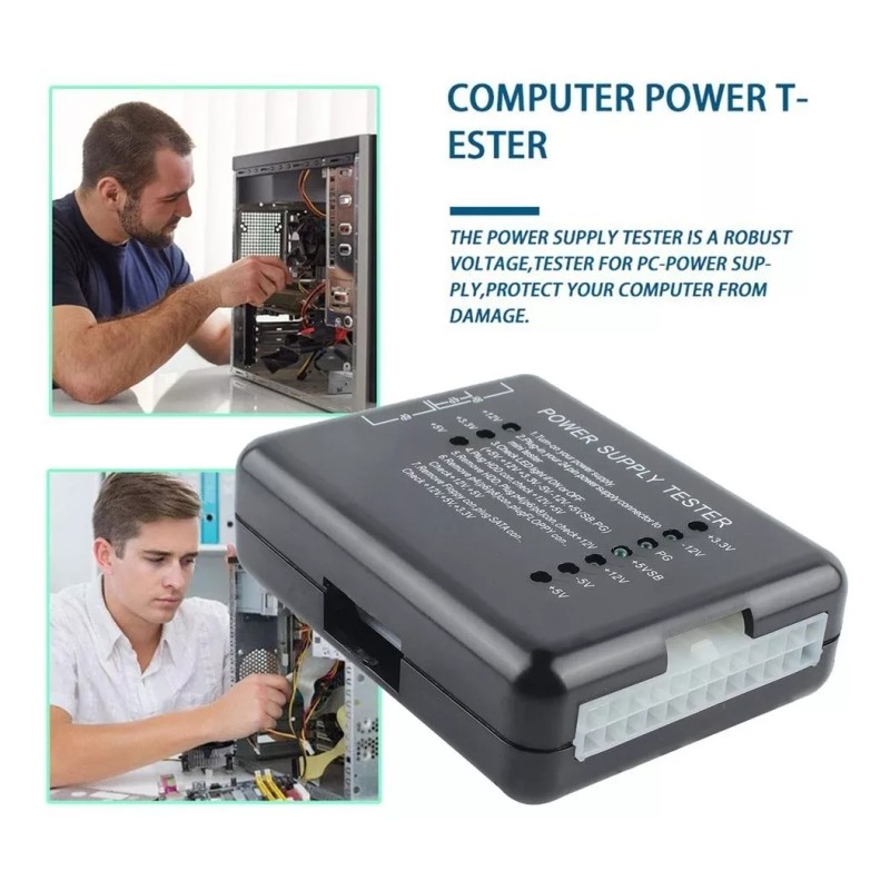 Alien Technology Probador Fuentes Poder Atx 20 24 Pines Sata