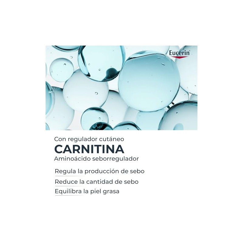 EUCERIN DermoPure Fluido Facial Hidratante Matificante Para Piel Grasa, 50