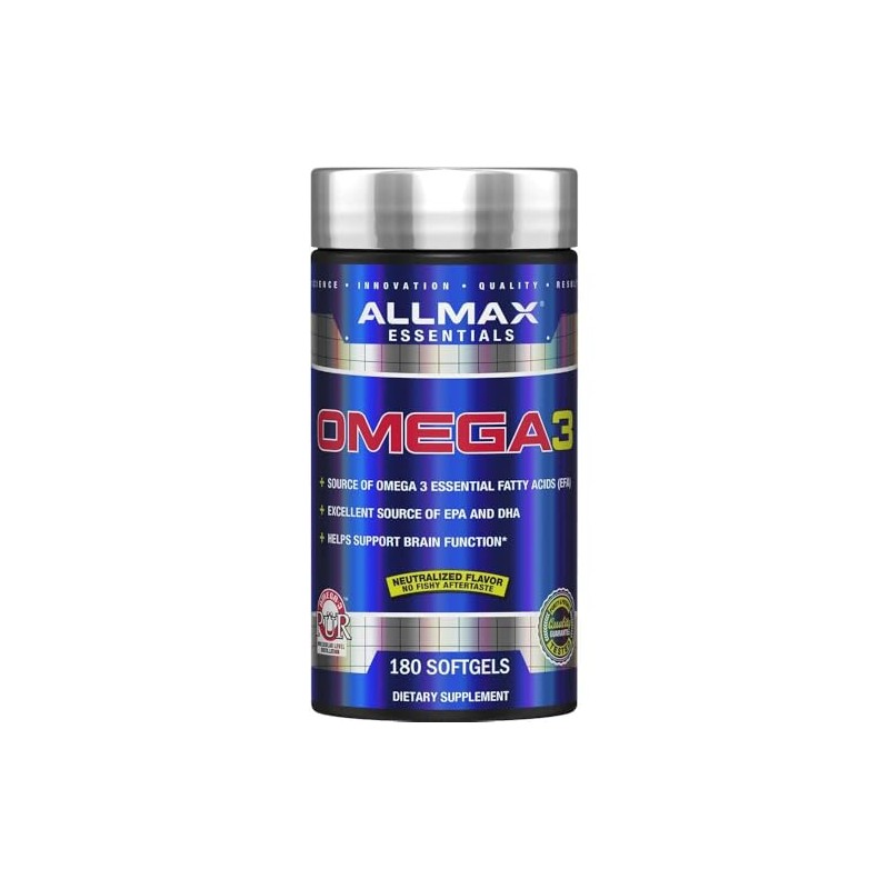 Allmax Nutrition Omega 3 concentrado de aceite de pescado de