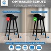36 Chair Leg Caps with Black Felt - Also Ideal