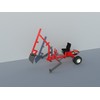 Towable Portable Backhoe Plans DIY Track Hoe Excavator Garden Digger