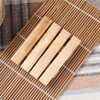 Pack of 2 Natural Wooden Bamboo Soap Dish Wooden Shower