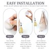 Philbinden 3 Pieces Kitchen Towel Hooks Round Adhesive Dish Towel