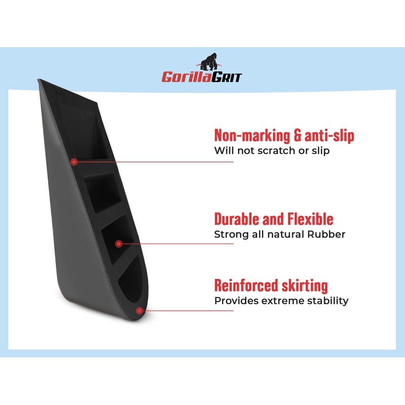 Extra Large Rubber Door Stoppers - Heavy Duty Door Stop