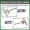 Motoforti 1 Set Garage Door T-Handle Lock Kit Shed Door