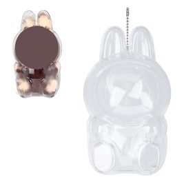 Protective Case for Doll, Clear Acrylic Display Box for Plush Toy Keychain, Dustproof Display Case for Monsters Accessories, Protect Your Doll