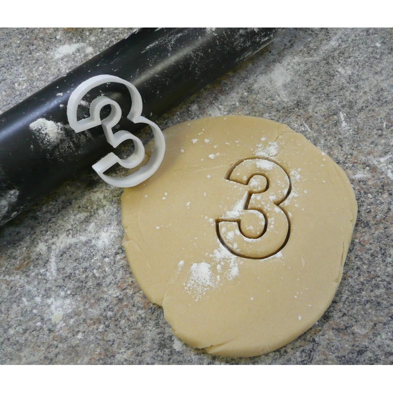 AJT NUMBERS COUNTING BIRTHDAY ANNIVERSARY PRE-K SET 10 COOKIE CUTTER