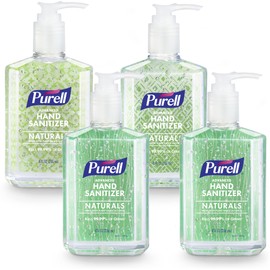Purell PURELL Advanced Hand Sanitizer Naturals with Plant Based Alcohol, Citrus Scent, 8 fl oz Pump Bottle (Pack of 4) - 9626-06-ECDECO