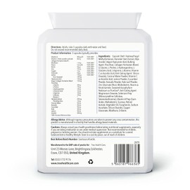 Hair Skin and Nails Complete 90 Capsules - Premium Daily Supplement with Vegan Collagen Formation, Biotin, Coconut, Avocado, Hyaluronic Acid and Aminos - for Men & Women
