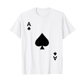 Maglietta Ace of Spades Blackjack Cards Poker 21 Maglietta