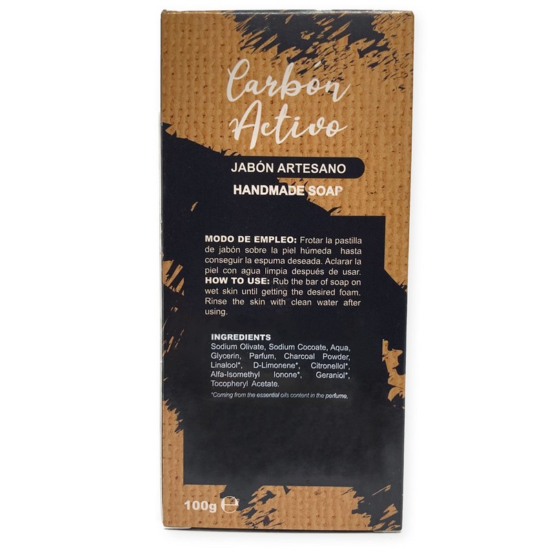 Natural Activated Carbon Soap - Hand Soap, Body and Face
