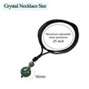 Crystal Necklaces for Women Men, Malachite Round Necklace for Protection,