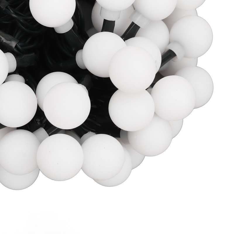 39.4ft LED Colorful Globe Lights with 100 LED Bulbs IP65