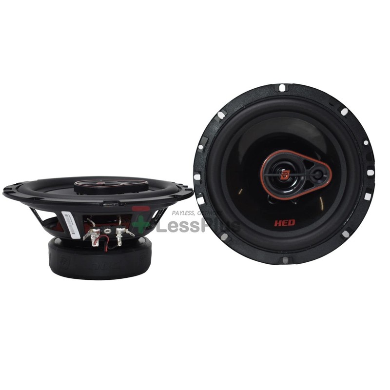 Cerwin Vega! HED Series 6.5" 3-Way Coaxial Car Speakers, 4Ω,