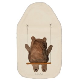 Mr. & Mrs. Panda Hot Water Bottle Bear Swing - Gift, Bear Loss Mourning Gift Sad Comfort Love Love Teddy Children's Water Bottle with Cover Heat Cushion