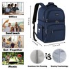 LTINVECK Cooler Backpack, 330ml Capacity, Insulated, Leakproof, Anti-Theft, Blue