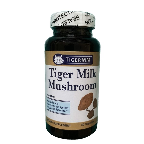 Tiger Milk Mushroom (Lignosus rhino.) USA, Lung Respiratory Immune Support 450mg capsule