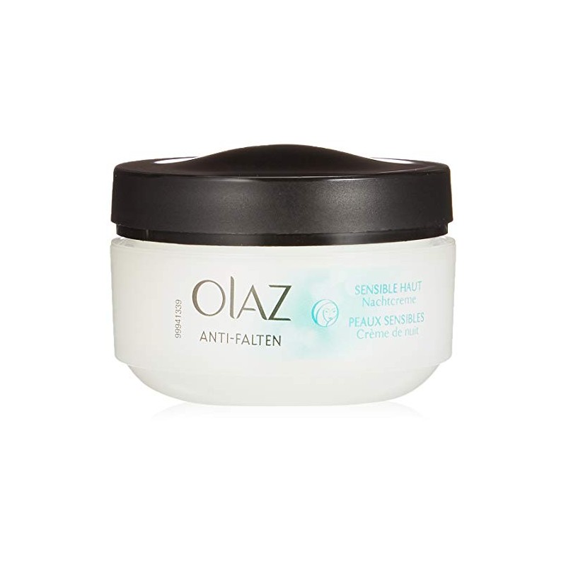 Olaz Anti-Falten Sensitive Nachtcreme Tiegel, 50 ml