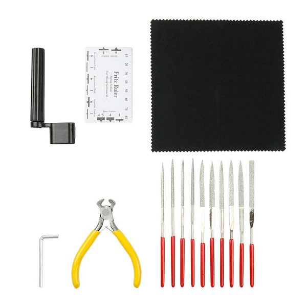 Guitar Repair Kit, Guitar Maintenance Tools with Guitar Needle File/String