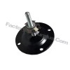 NA ToughGrade Round Black Pad w/ Bolt and Insert Nut