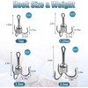 8pcs Snagging Hooks Snagging Weighted Treble Hooks Strong Large Fishing