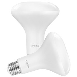 Linkind BR30 LED Bulbs Dimmable, 65W Equivalent, 2700K Soft White, 850 Lumens, Recessed Bulb, Indoor Flood Light Bulb for Recessed Cans, 2 Packs