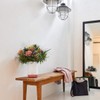Lechuza Yula Flower, white/grey silk matt, high-quality plastic, suitable for