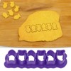 5pcs Fish Cracker Cookie Cutters for Baking Mini Plastic Fish
