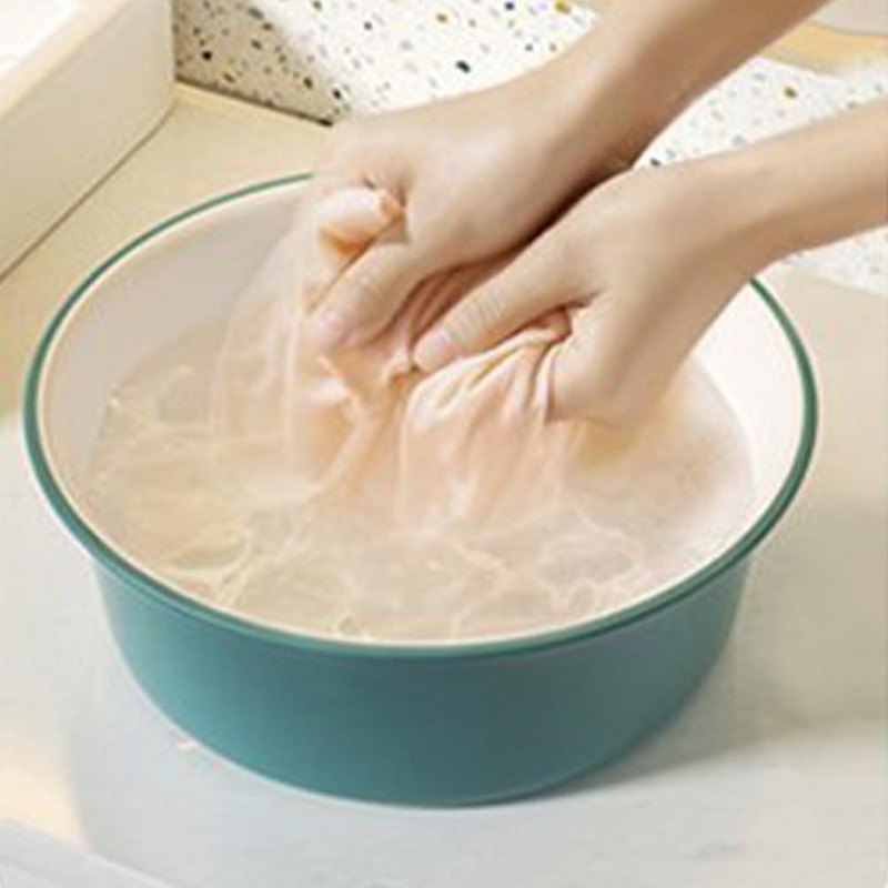 Angoily Plastic Wash Basin, Round Washing Bowl, Multipurpose Wash Pan