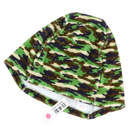 Lulu & berry Sauna Hat, Imabari Towel, Sauna Towel, Hat, Imabari, Large Cap, Made in Japan, Men's, Women's, Washable, Sauna Goods, 100% Cotton, Prevents Bleeding, Hair Damage Prevention, Camouflage