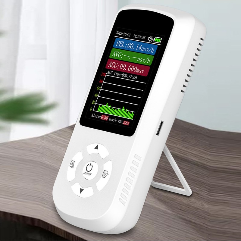 Geiger Counter Nuclear Radiation Detector 2.8 Inch LED Display X