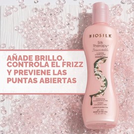 BioSilk Irresisitble Collection Silk Therapy Shampoo, Jasmine & Honey Scent, Pink, 7 Oz