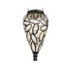 LED Solar Pendant Light Clear Total Height with Chain 50