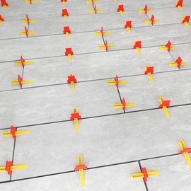 QEP LASH Tile Leveling System, Part A, Clips for 1/8" Grout (1,000 Pack)