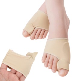 Pack of 2 Correction Hallux Valgus Bandage, Bunion Correction Hallux Valgus Splint, Valgus Correction and Toe Separator, Adjustable, Gel Hallux Splint for Spreading and Stretching, for Men and Women