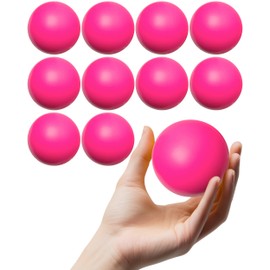 Alpi Squeezies - Soft Squeeze Ball - Adult Stress Balls to Improve Focus - Durable Squeeze Toy for Kids & Adults - Pack of 10, Pink